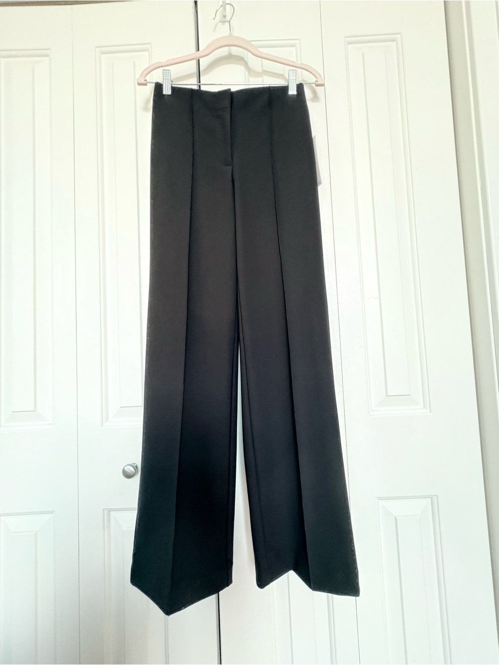 Laundry by Shelli Segal Tech Double Weave Wide Leg Trousers - Size 2